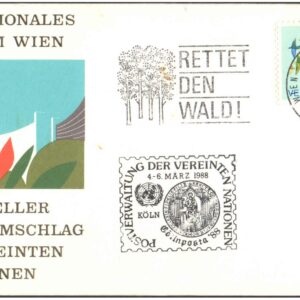 United Nations (UN) 1988 Save the Forest - First Day of Issue Cover