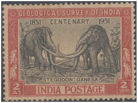 India 1951 Centenary of Geological Survey of India Postage stamp MNH