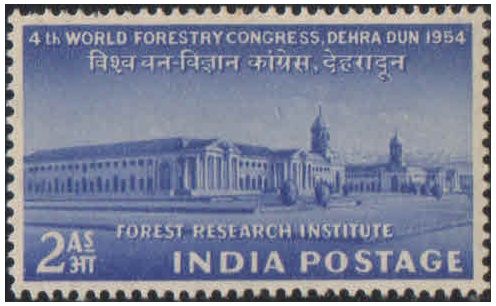 India 1954 4th World Forestry Congress Dehradun - Postage Stamp MNH