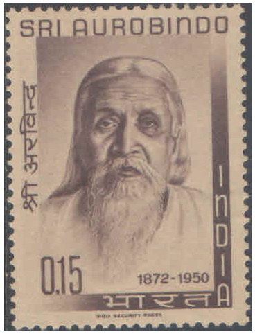 India 1964 Sri Aurobindo ( Pondicherry )