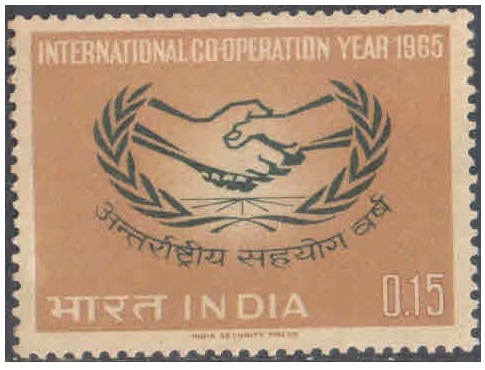 India 1965 International Co-Operation Year Postage Stamp - MNH