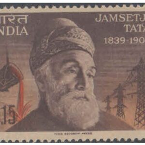 India 1965 Jamshedji Tata Postage stamp MNH