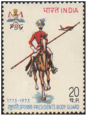 India 1973 Bicentenary of President's Bodyguard - Postage Stamp MNH