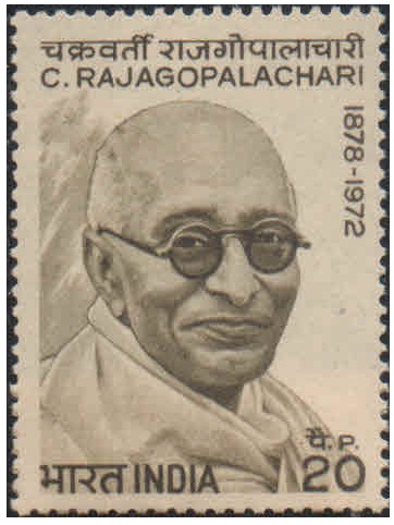 India 1973 Death Anniversary of Chakravarti Rajagopalachari ( 1st Governor General of India ) - Postage Stamp MNH