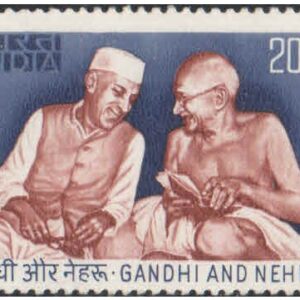 India 1973 Homage To Nehru & Gandhi - 25Th Anniversary Of Independence - Postage Stamp MNH