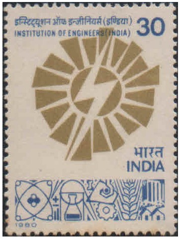 India 1980 Institution Of Engineers - Postage stamp MNH
