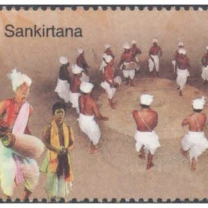 India 2022 India - Turkmenistan Joint issue - Sankirtana Postage stamp MNH