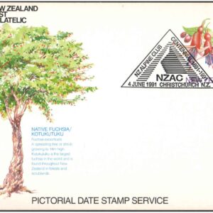 New Zealand 1991 - NZ Alpine Club - Pictorial Date Stamped First Day Postcard