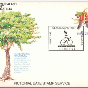 New Zealand 1992 - Postie Ride - Pictorial Date Stamped First Day Postcard