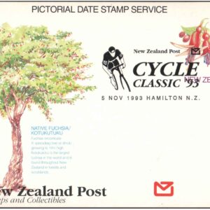 New Zealand 1993 - Cycle Classic-93 - Pictorial Date Stamped First Day Postcard