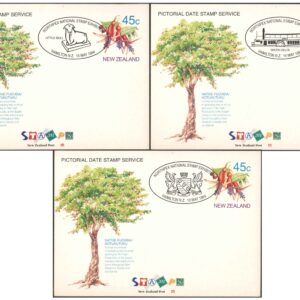 New Zealand 1994 - NORTHPEX 94 -Set of 3 Pictorial Date Stamped First Day Postcards