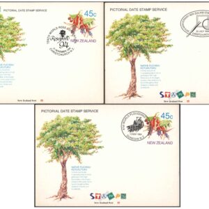 New Zealand 1994 - Rose Convention & 2 Other -Set of 3 Pictorial Date Stamped First Day Postcards
