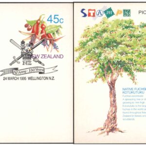 New Zealand 1995 - NZ Army & Air Force -Set of 2 Pictorial Date Stamped First Day Postcards