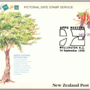 New Zealand 1998 - APPU Meeting - Pictorial Date Stamped First Day Postcard