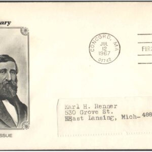 USA 1967 Henry David Thoreau - 150th Anniversary - First Day Cover