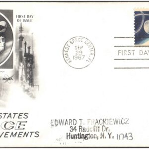 USA 1967 Saluting United States Space Achievements - Free Space walk - First Day Cover