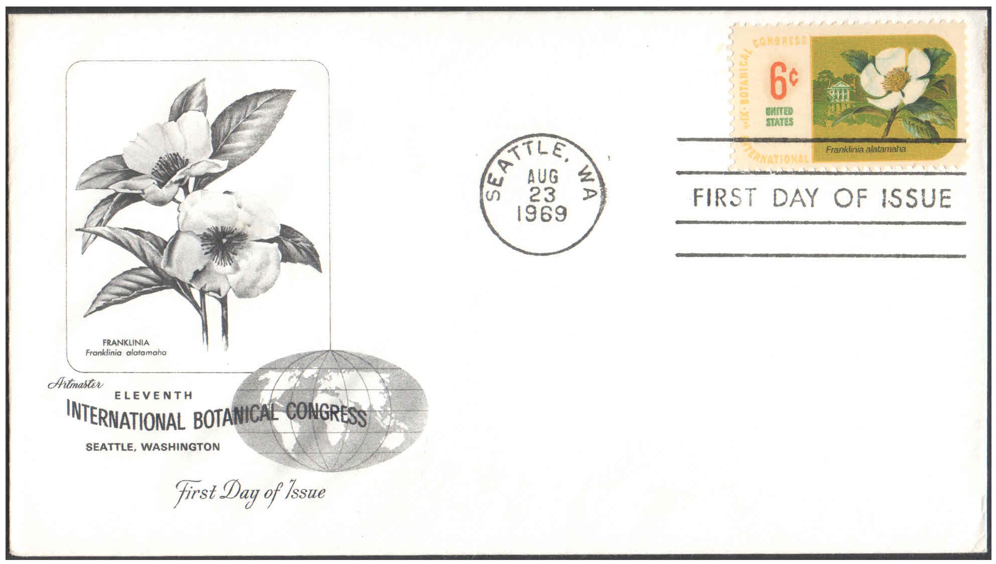 USA 1969 International Botanical Congress - Seattle - First Day Cover