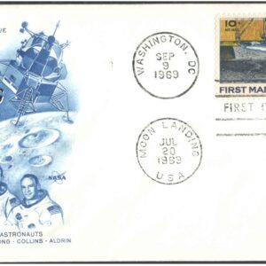 USA 1969 Man's First Landing on the Moon - Apollo 2 - First Day Cover