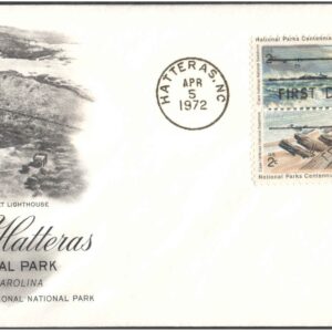 USA 1972 Cape Hatteras National Park - First Day Cover