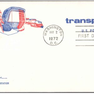 USA 1972 First U.S. International Transport Exposition ( Transpo 72 ) - First Day Cover