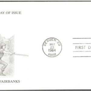 USA 1984 Douglas Fairbanks - Performing Arts - First Day Cover