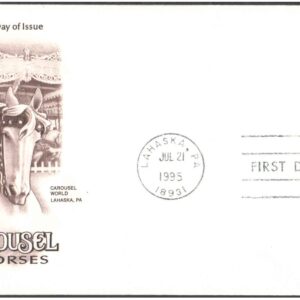 USA 1995 Carousel Horses - First Day Cover