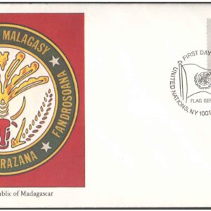 United Nations (UN) 1980 - Flag Series First Day Cover - Madagascar