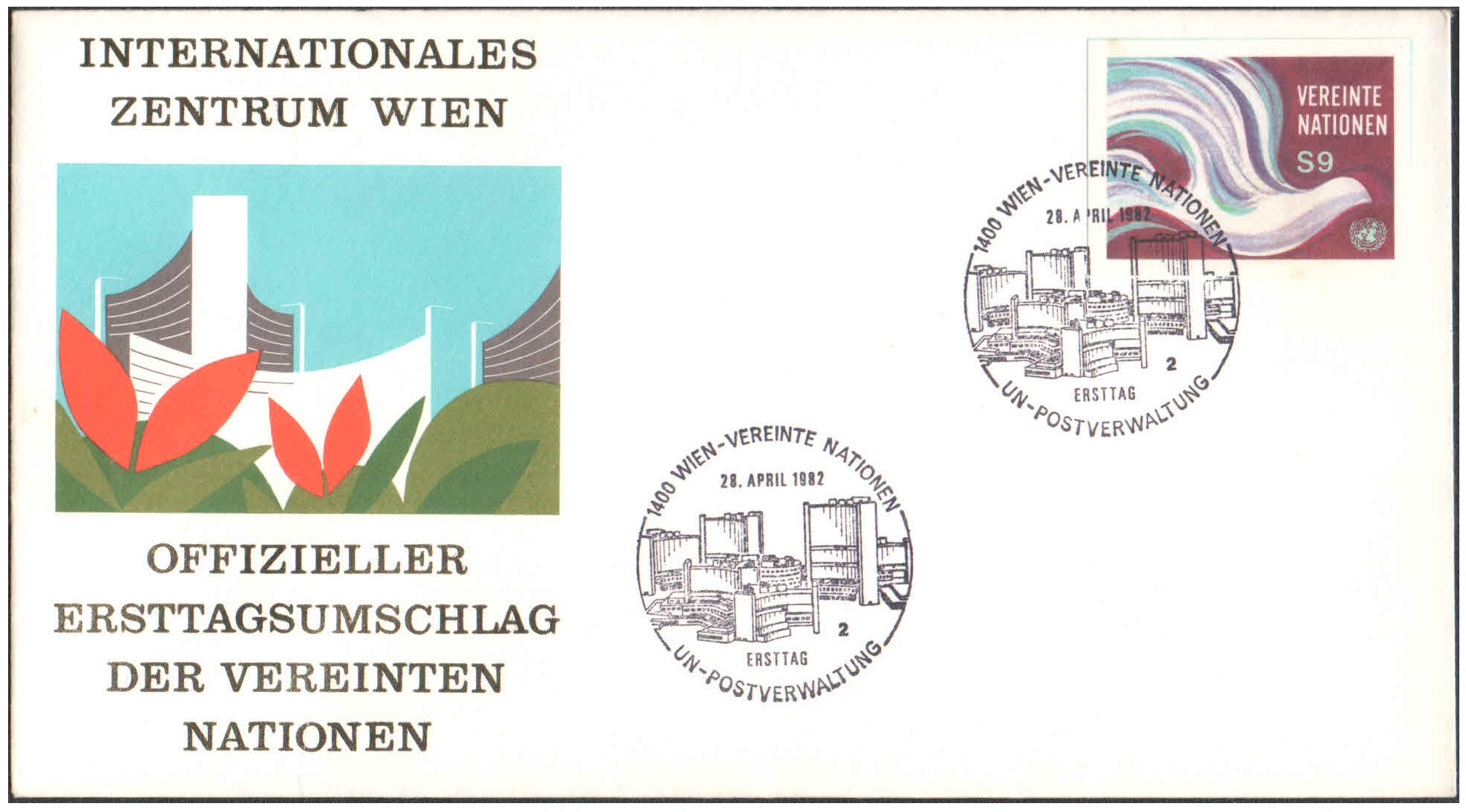 United Nations (UN) 1982 - Special Cover - Vienna