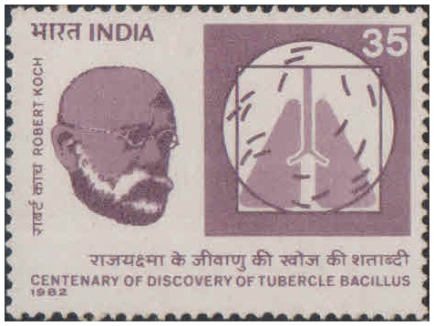 India 1982 Robert Koch - Discovery Of T B Bacillus - Postage Stamp MNH