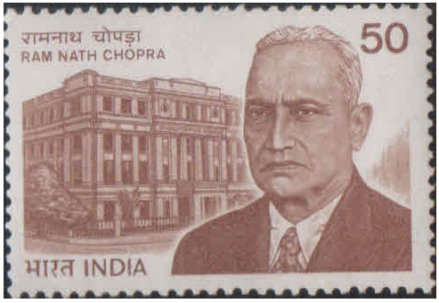 India 1983 Dr. Ram Nath Chopra (Pharmacologist) - Postage Stamp MNH (Brown Gum)