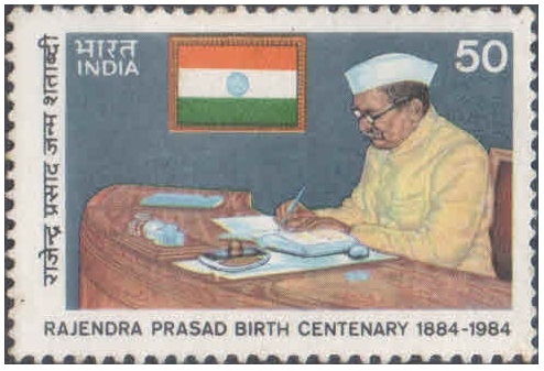 India 1984 Birth Centenary of Dr. Rajenra Prasad ( First President of India )- Postage Stamp MNH