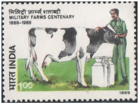 India 1989 Centenary of Military Farms - Postage Stamp MNH
