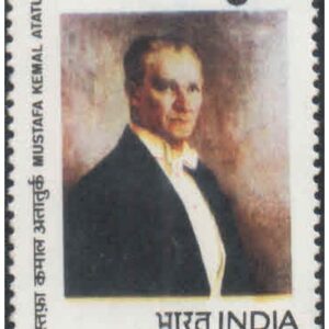 India 1989 Mustafa Kemal Ataturk (Turkish Statesman) - Postage Stamp MNH