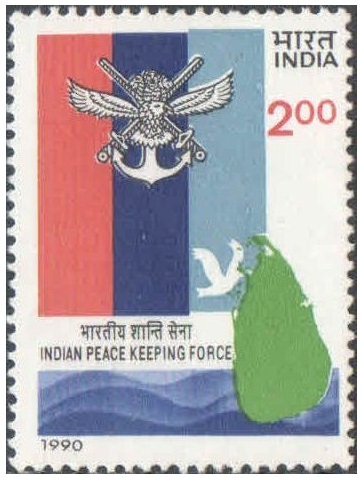 India 1990 Indian Peace Keeping Forcein Sri Lanka ( Operation Pavan ) Postage Stamp MNH