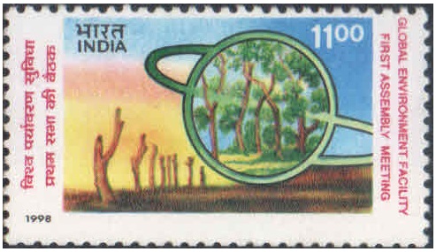 India 1998 Global Environment Facility - 1st Assembly Meeting - Postage Stamp MNH