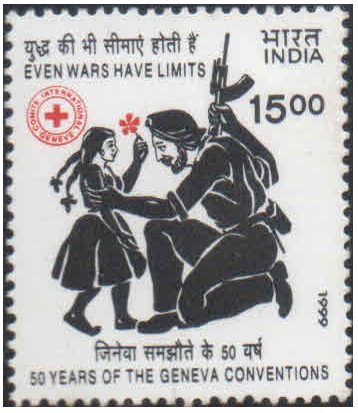 India 1999 50 Years Of The Geneva Conventions - Postage Stamp MNH