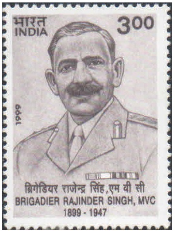 India 1999 Birth Centenary of Brigadier Rajinder Singh (First recipient of M.V.C. medal) - Postage Stamp MNH