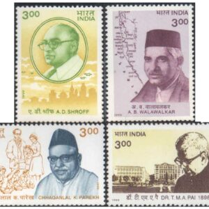 India 1999 India's March Towards Progress And Development - Set of 4 stamps MNH