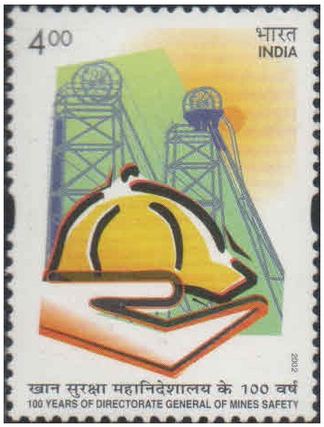 India 2002 Centenary of Directorate General of Mines Safety Dhanbad - Postage Stamp MNH