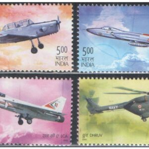 India 2003 - Aero India 2003 Bangalore-Centenary of Man's 1st Powered Flight - Set of 4 stamps MNH