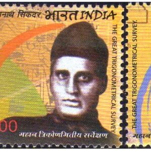 India 2004 The Great Trigonometric Survey - Set of 3 stamps MNH