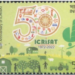 India 2022 50th Anniversary of ICRISAT ( International Crop Research Institute ) MNH