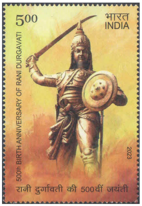 India 2023 500th Birth Anniversary of Rani Durgavati MNH